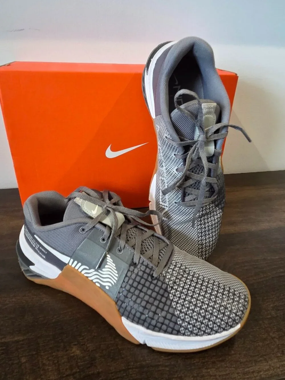 Nike Metcon 8 Shoes | Smoke Grey Gum | Men's size 10